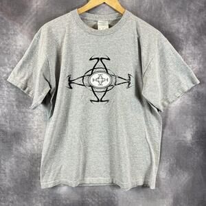 Vintage AND1 T-Shirt Men's Medium Basketball‎ Graphic Tee USA Made 90s